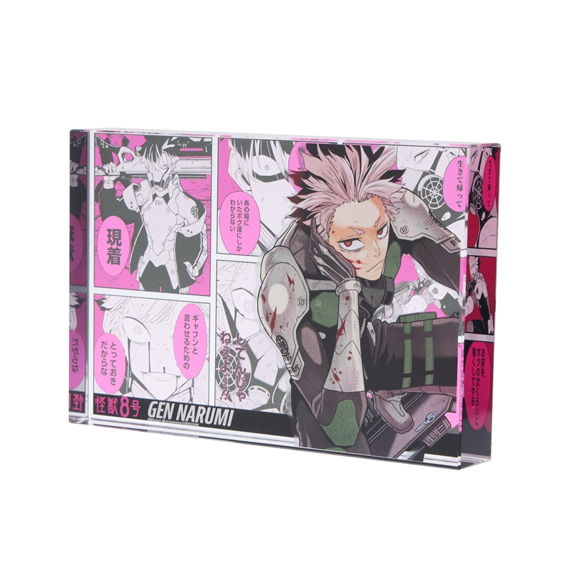 怪獣8号』アクリルブロック “HEROES” 鳴海弦 BD4: 装飾品