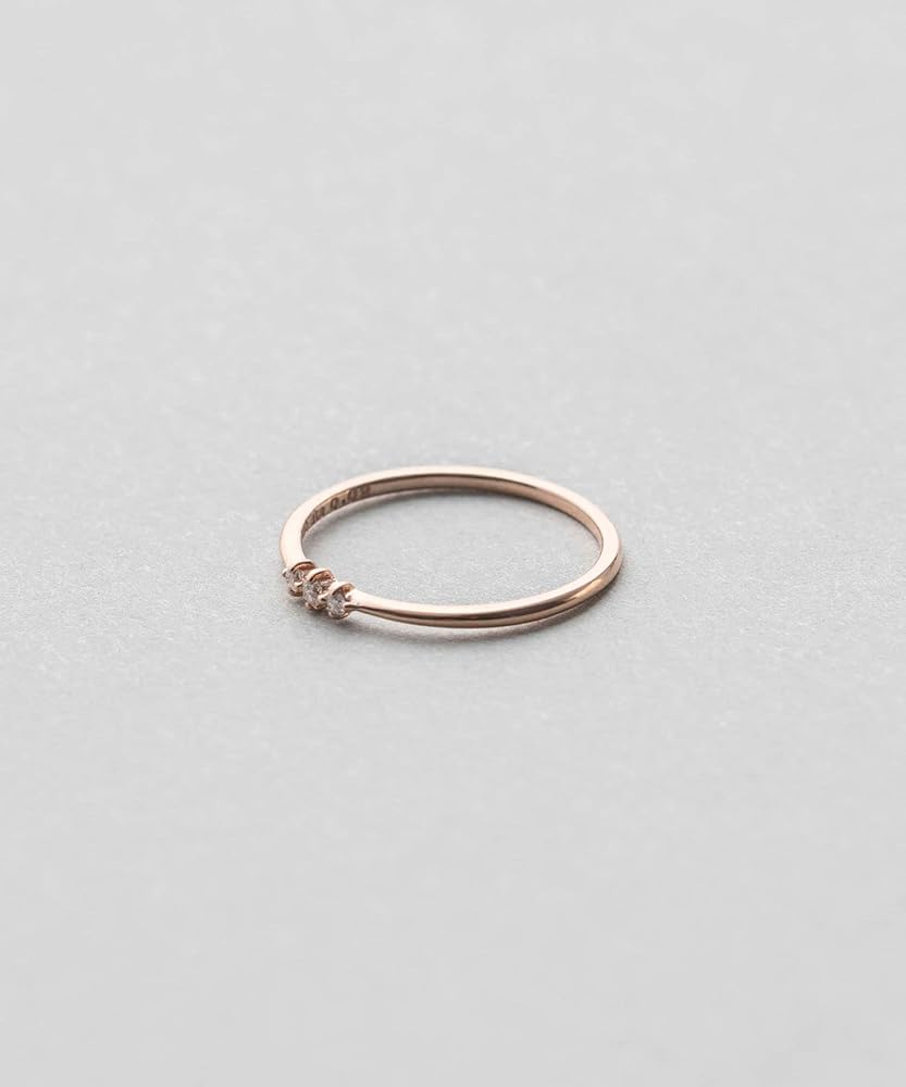 Amazon | (エテ) ete K10PG ダイヤモンド ピンキーリング 720944 1号