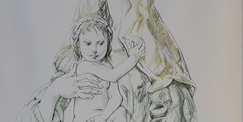 Amazon.co.jp: 藤田嗣治 ※母性※ リトグラフ 1964年作 藤田芸術の