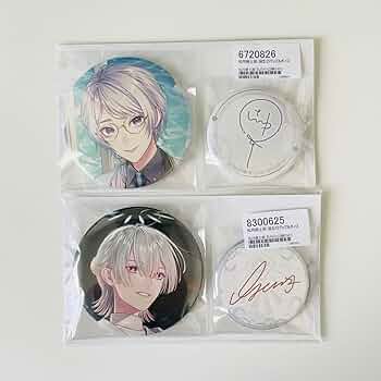 Amazon.co.jp: にじさん 弦月藤士郎 誕生グッズ 2022 2023 缶バッジ