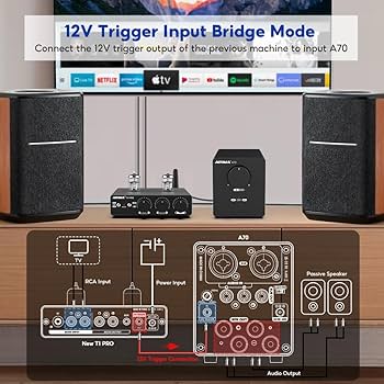 Amazon.co.jp: AIYIMA A70 PFFB付きバランスステレオアンプ、TPA3255
