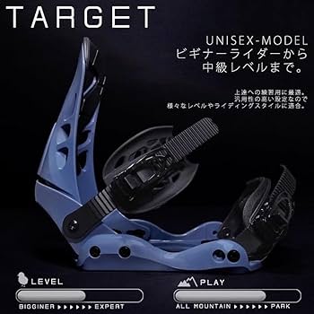 Amazon | ビンディング スノーボード FEZ BINDING Midnight Grey S/M