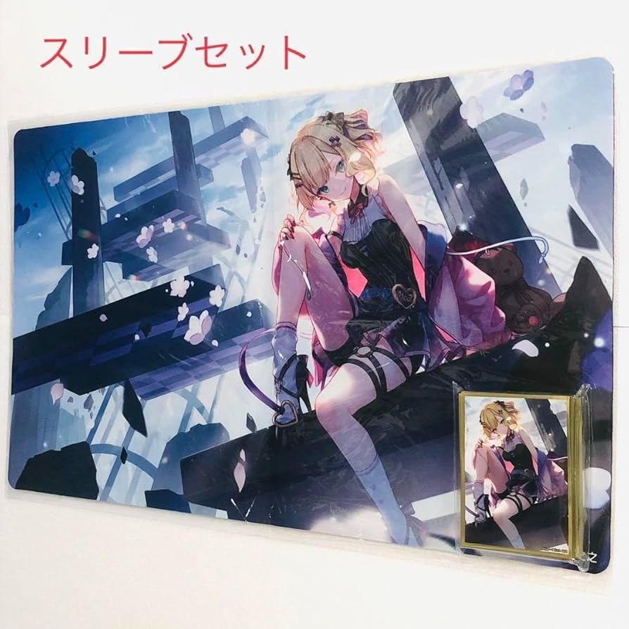 Amazon.co.jp: ぶいすぽっ 胡桃のあ iris black games スリーブ プレイ