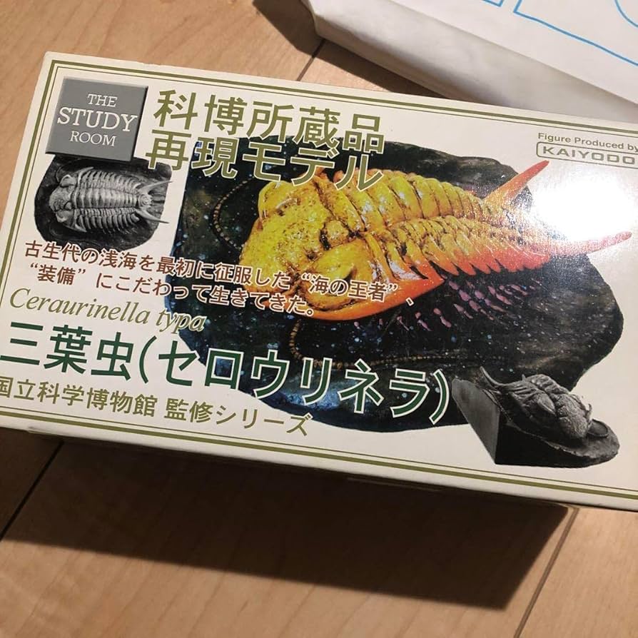 国立科学博物館 三葉虫 セロウリネラ フィギュア 海洋堂 限定 国立科学