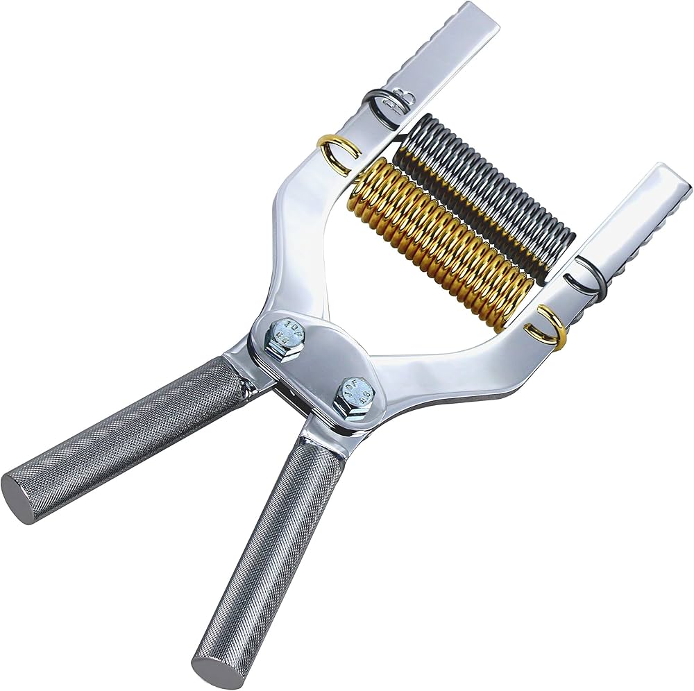 Amazon | Robert Baraban ハンドグリッパー 調節可能 クローム ダブル