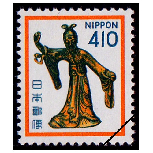 花・貝・文化財】 摩耶夫人像（410円） | 通常切手（第1次昭和