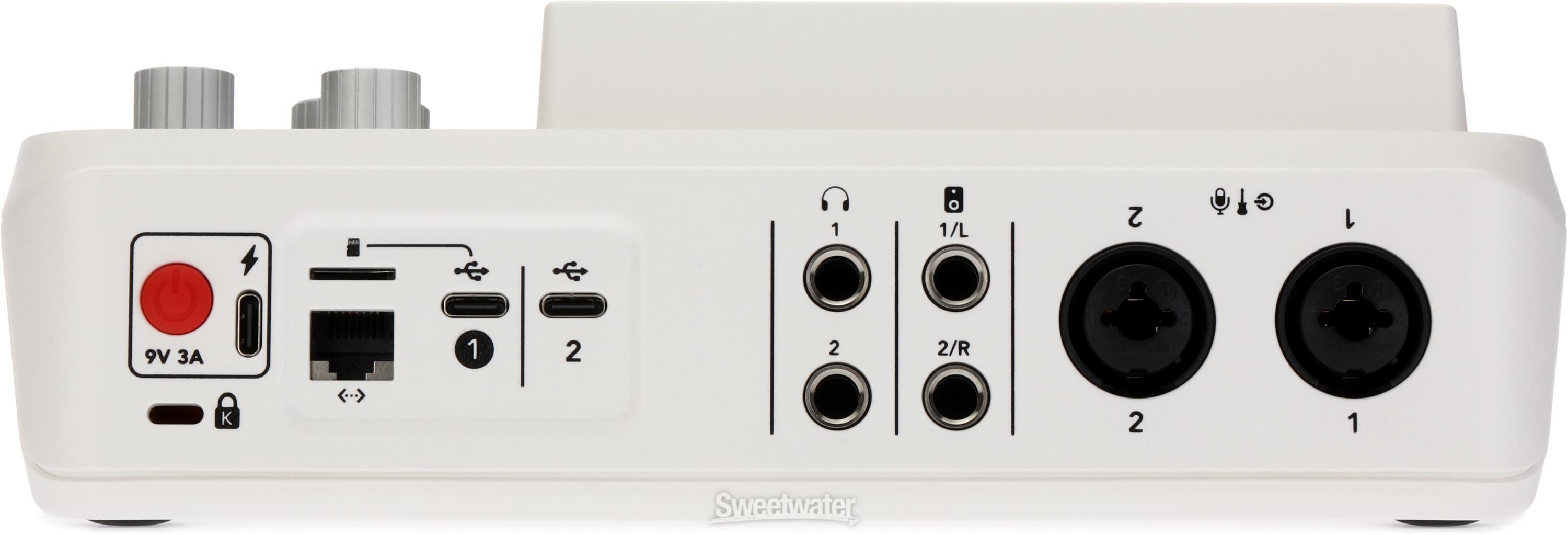 Rode RODECaster Duo Streaming Mixer - White | Sweetwater