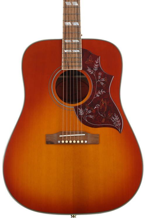 Epiphone Hummingbird Acoustic Guitar - Aged Cherry Sunburst Gloss