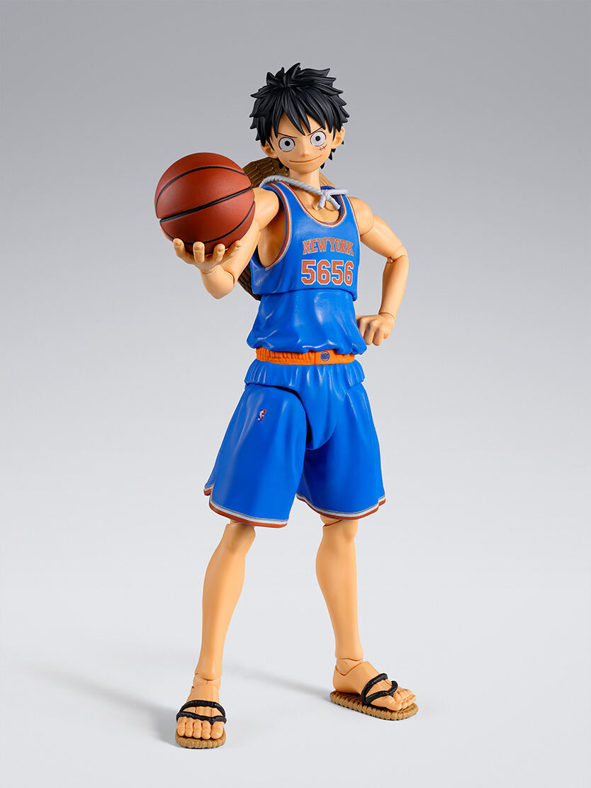 ONE PIECE×NBA、ニューヨーク・ニックスver.のルフィがS.H.Figuartsに