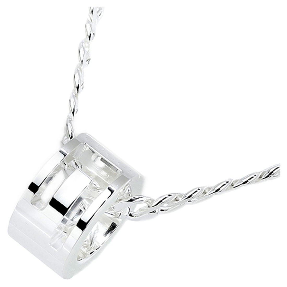 グッチ GUCCI カットアウトGリング ネックレス （シルバー