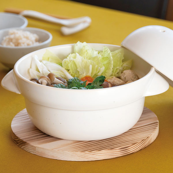 森修焼（しんしゅうやき） 味鍋（1200ml）2合炊き（ガス直火用