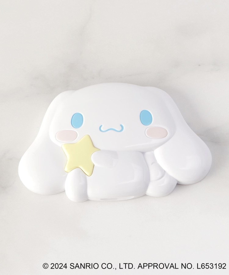 ◇サンリオキャラクターズ ダイカットミラー&コーム シナモロール