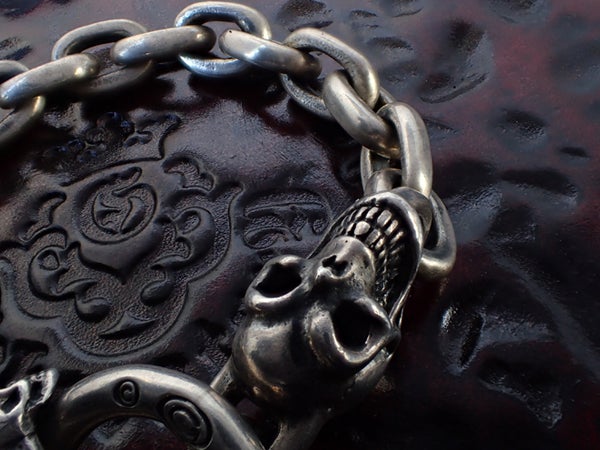 ガボラトリー/ガボールの2スカルズウィズスモールオーバルチェーン