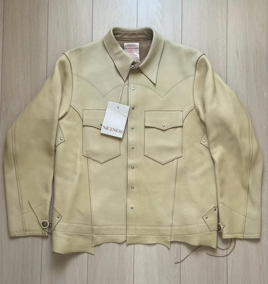 【新品】NICENESS　KANTNER　ディアスキンジャケット（サンプル品）