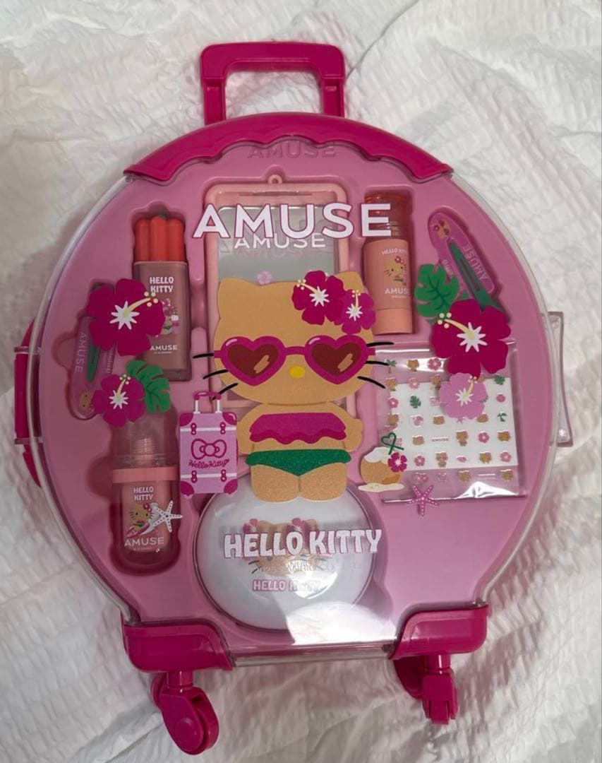 完売品　AMUSE 日焼けキティ　フルメイクキャリー　イエベ