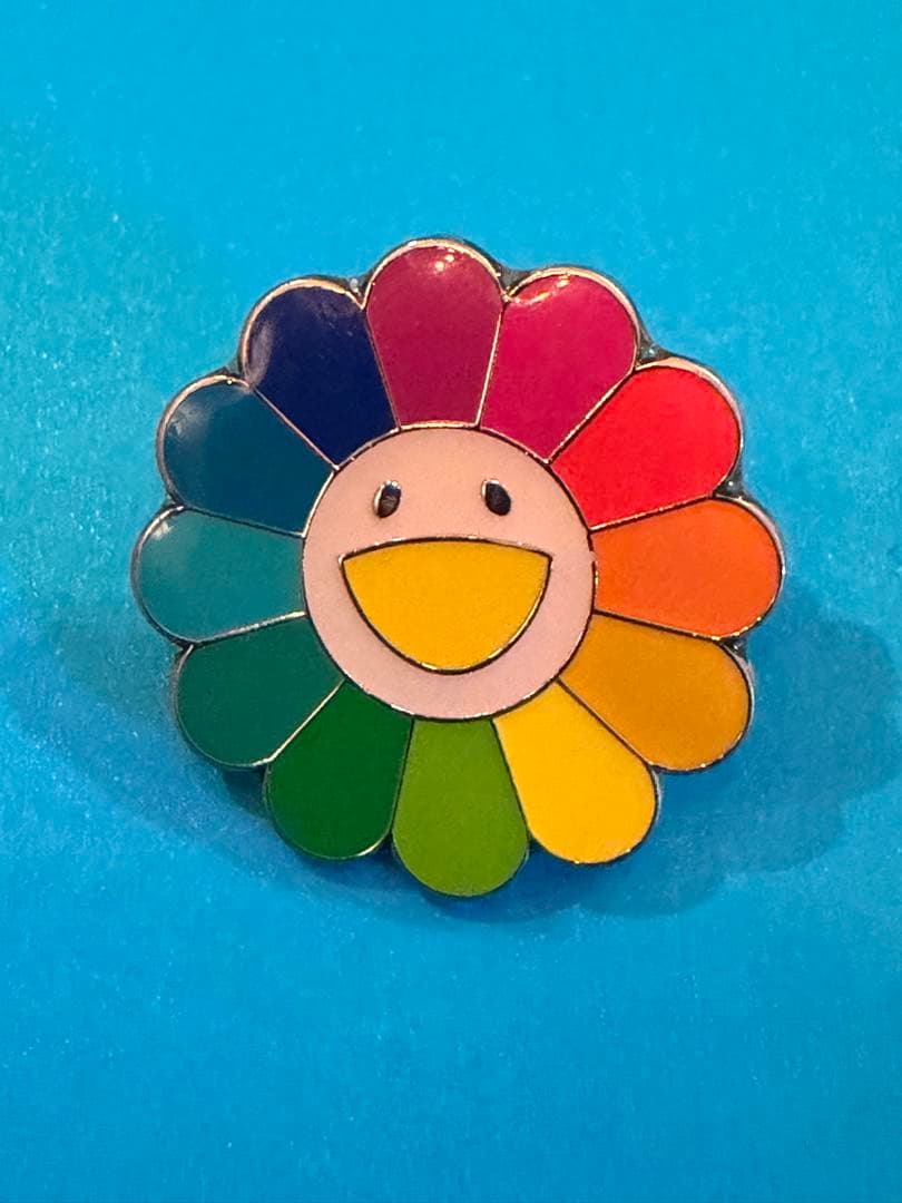 村上フラワー　ピンバッチ