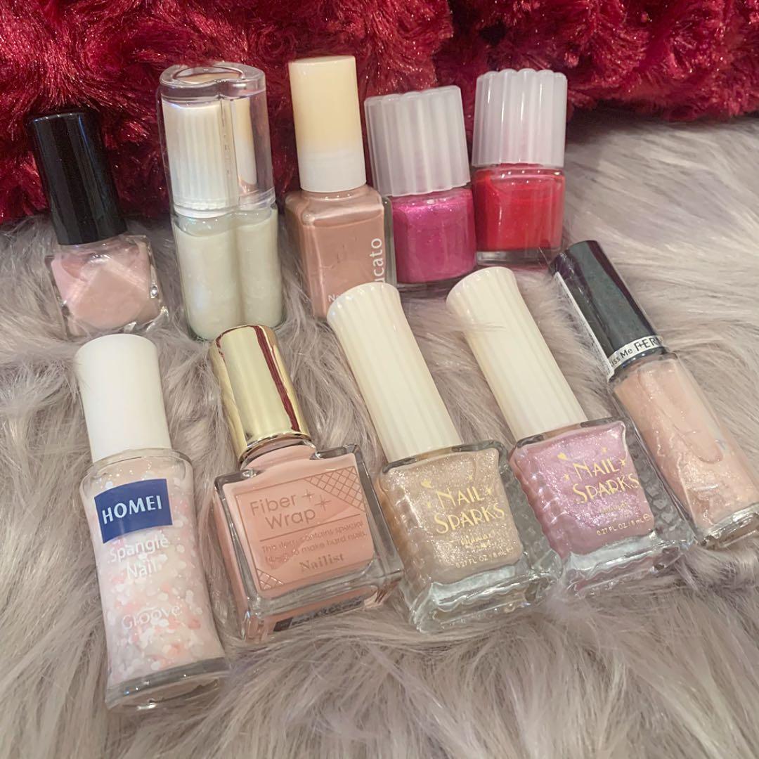 ▶︎マニキュアまとめ売り/ネイルポリッシュ10本セット