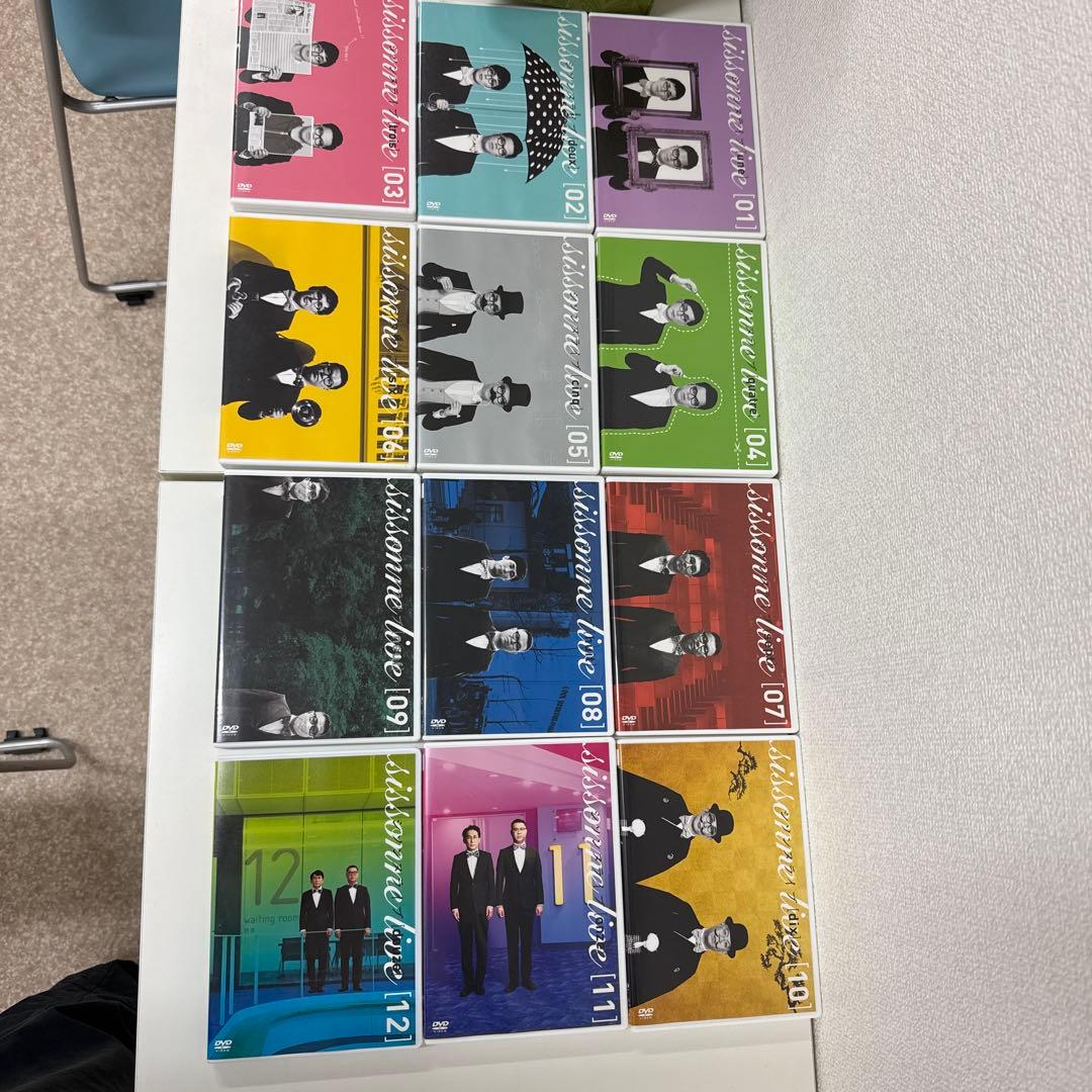 シソンヌライブ DVD 全巻セット 01-12 シソンヌ結成20周年記念「シソンヌライブ Blu-ray BOX」＜完全生産限定