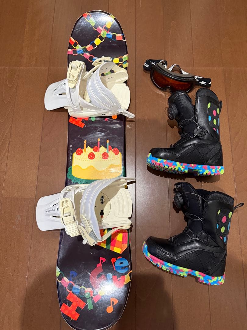 スノボード　板　ビンティング　ブーツ　セット