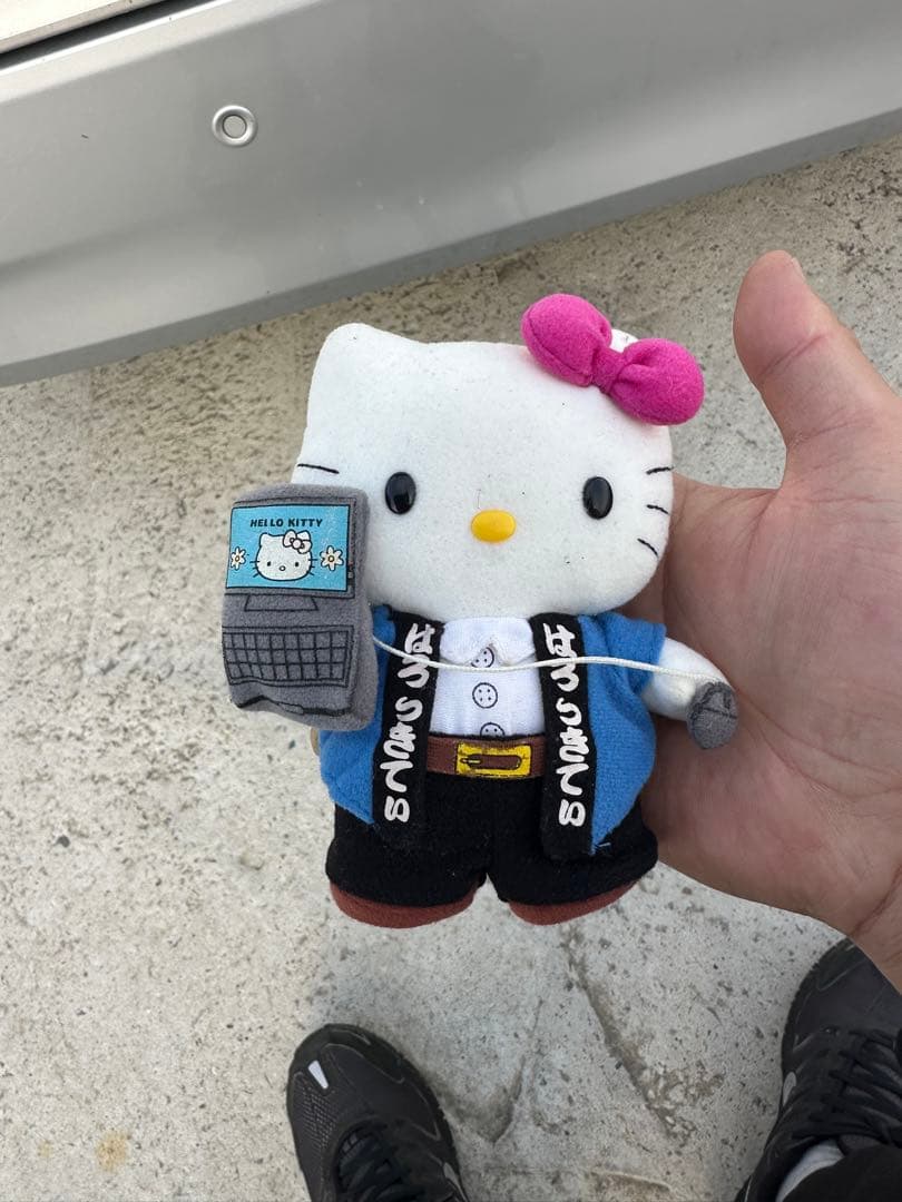 h*K様 ハローキティ ぬいぐるみ ノートパソコン付き