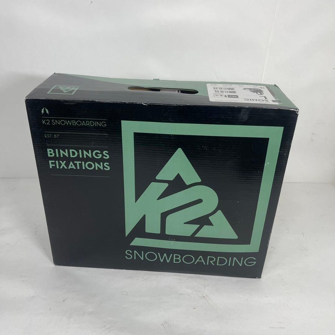 未使用 K2 SONIC バインディング ビンディング Lサイズ ブラック K2 2026 K2 ケーツー SONIC ソニック BLACK 25-26 スノーボード
