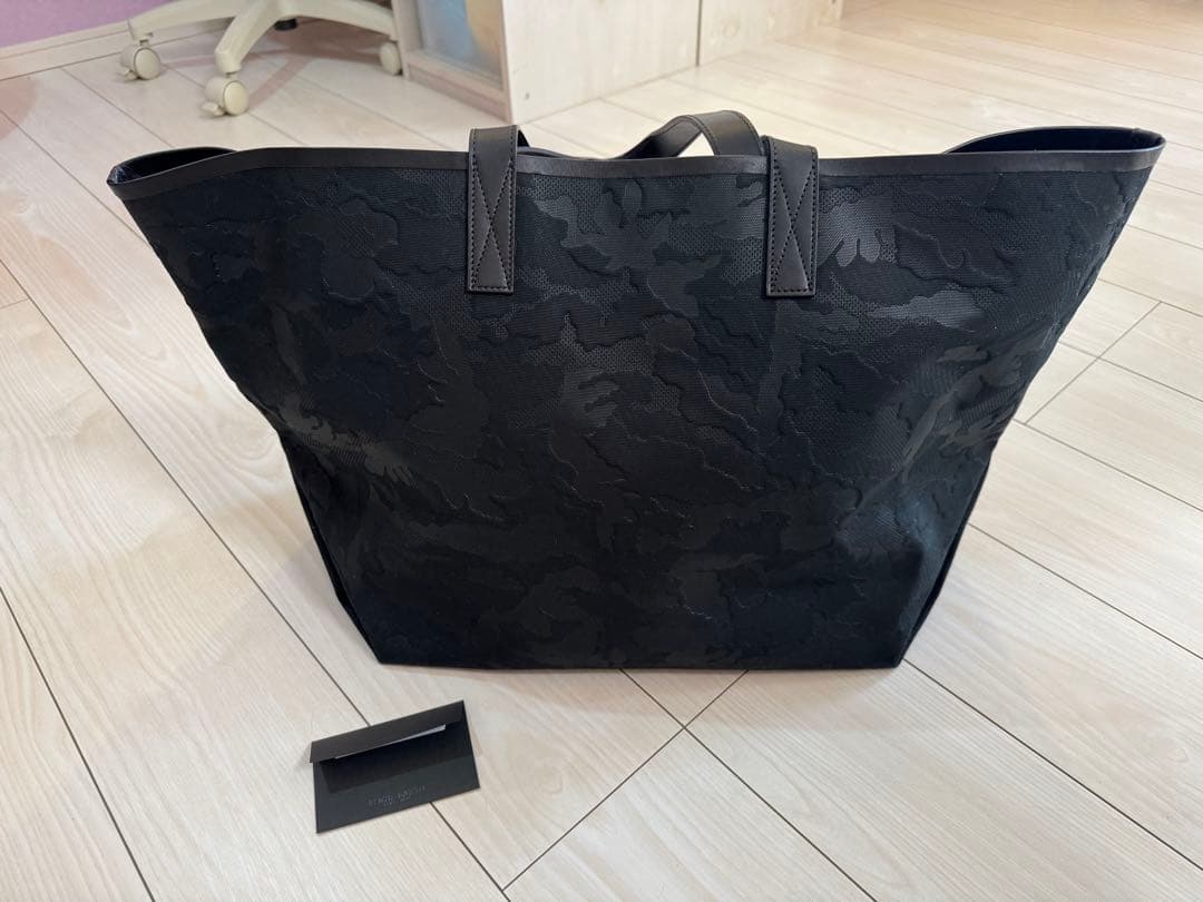GENTIL BANDIT ブラックトートバッグ GENTIL BANDIT/ジャンティバンティ トートバッグ MM ブラックカモ