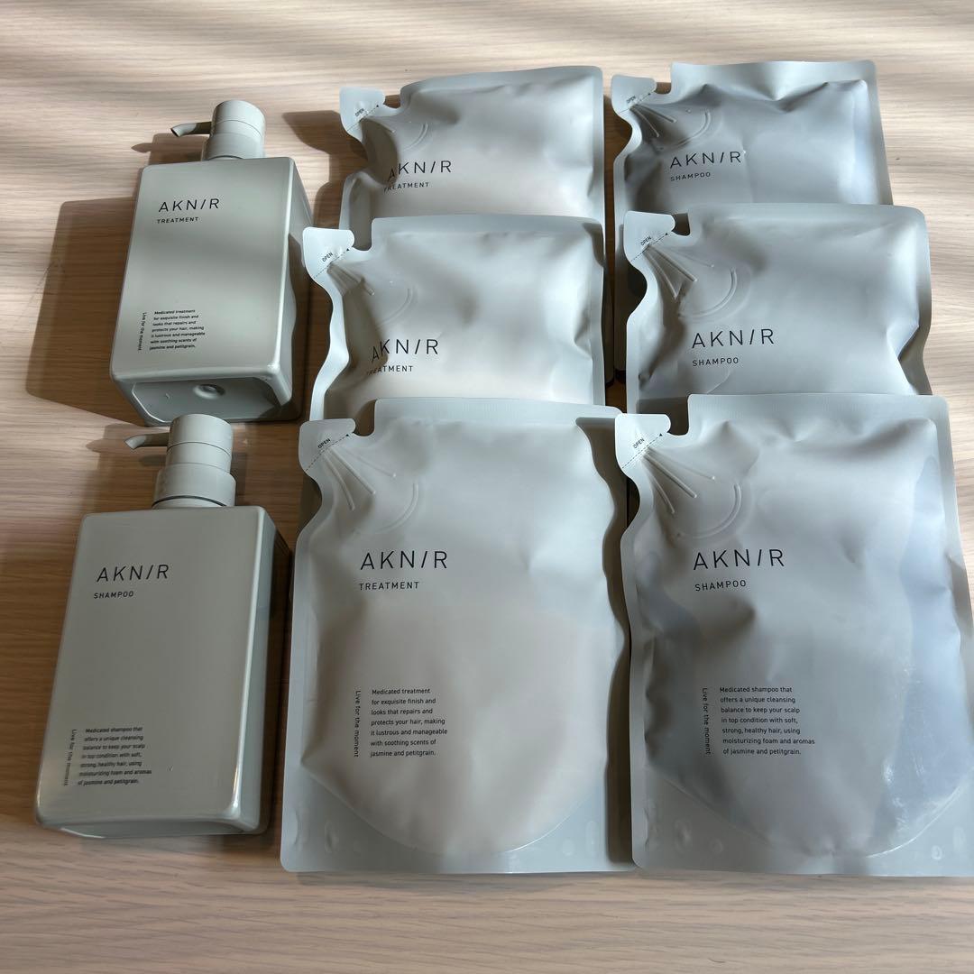 破格！AKNIR シャンプーボトル ➕トリートメントボトル➕詰替3セット付き！
