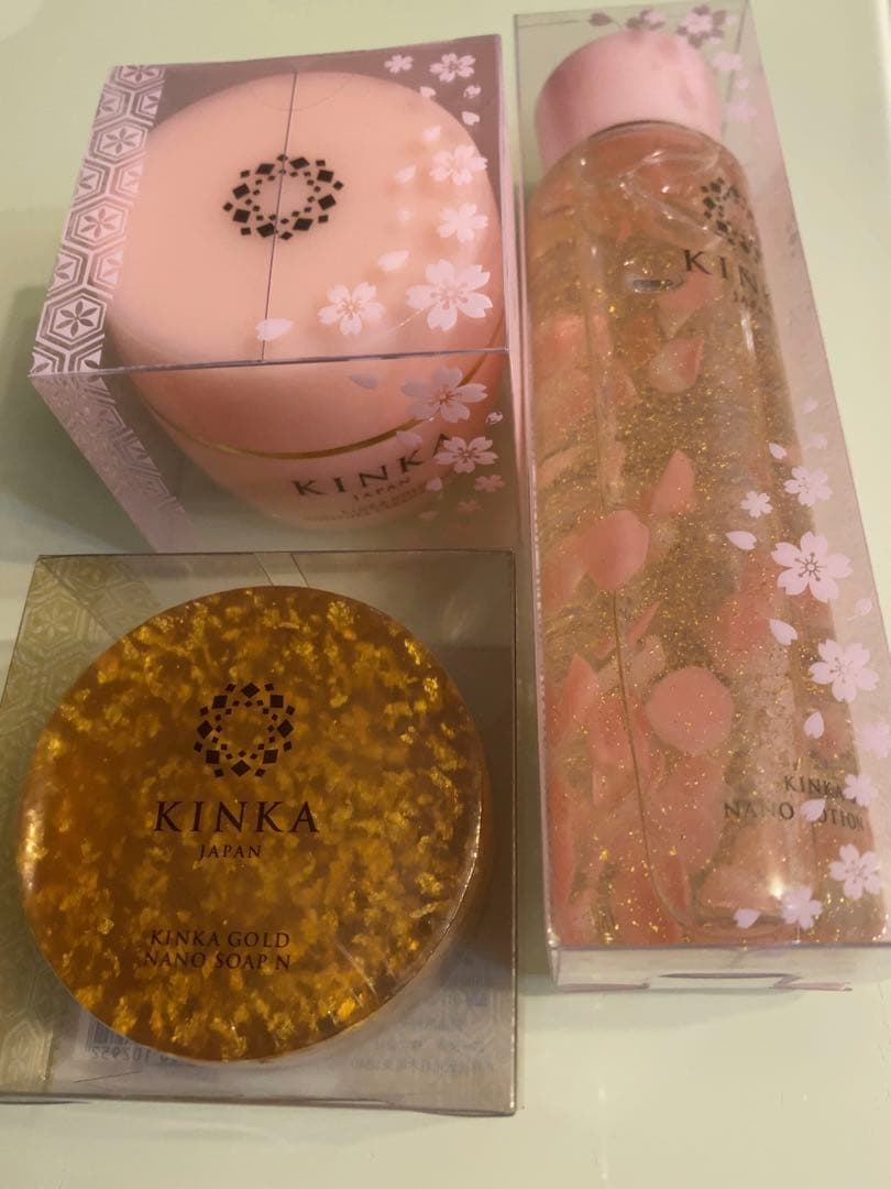 金華ゴールドナノローション　クリーム　ソープセット