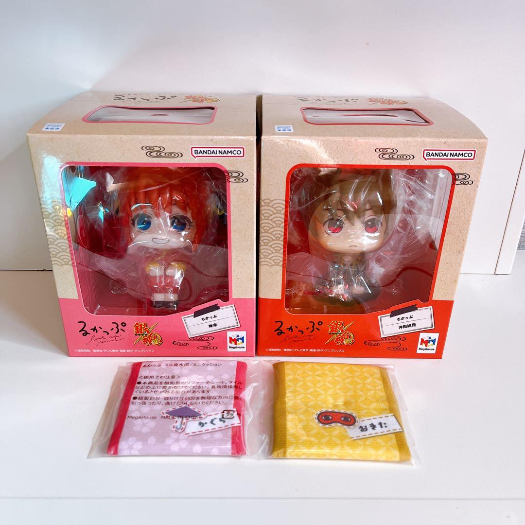 【座布団付き・セット】　沖田　神楽　るかっぷ　銀魂