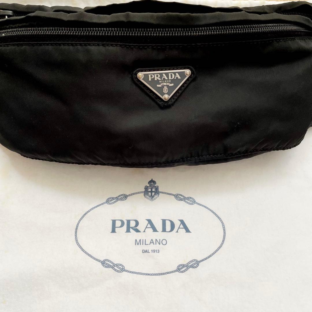PRADA ブラック ボディバッグ 黒 ナイロン ウエストポーチ　プラダ 楽天市場】【バッグ】PRADA プラダ ボディバッグ ウエストポーチ