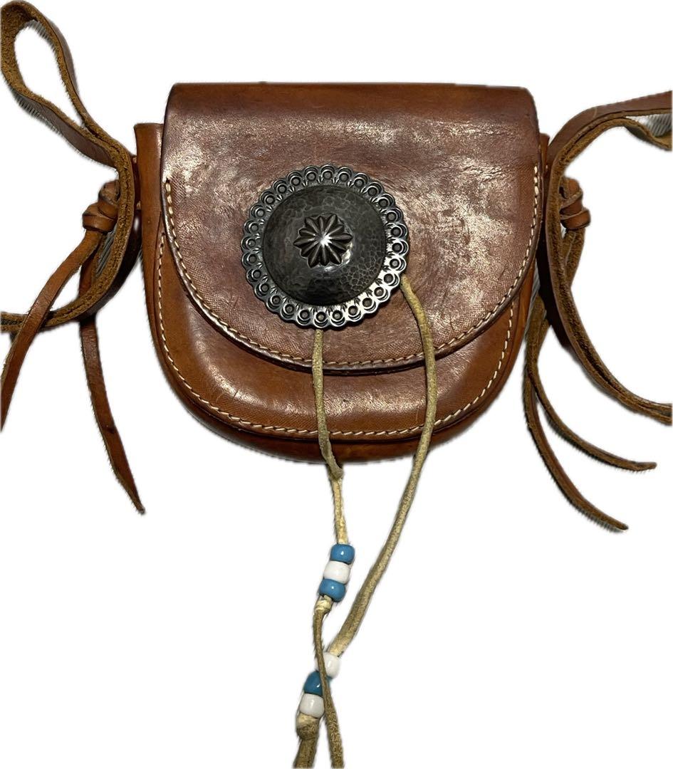 RED MOON レッドムーン　特大コンチョ　メディスンバッグ