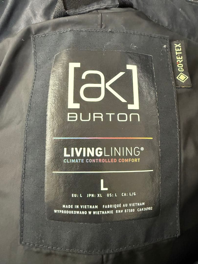 Burton [ak] スノーボードウェア　パンツLサイズ　ブラック BURTON（バートン） スノーボードウェア レディース ビブパンツ 24-25