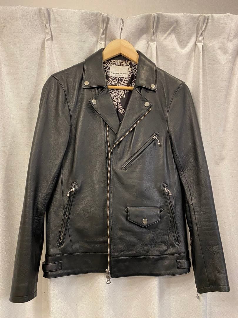 【サワムラ】NUMBER(N)INE × STUDIOUSダブルライダース