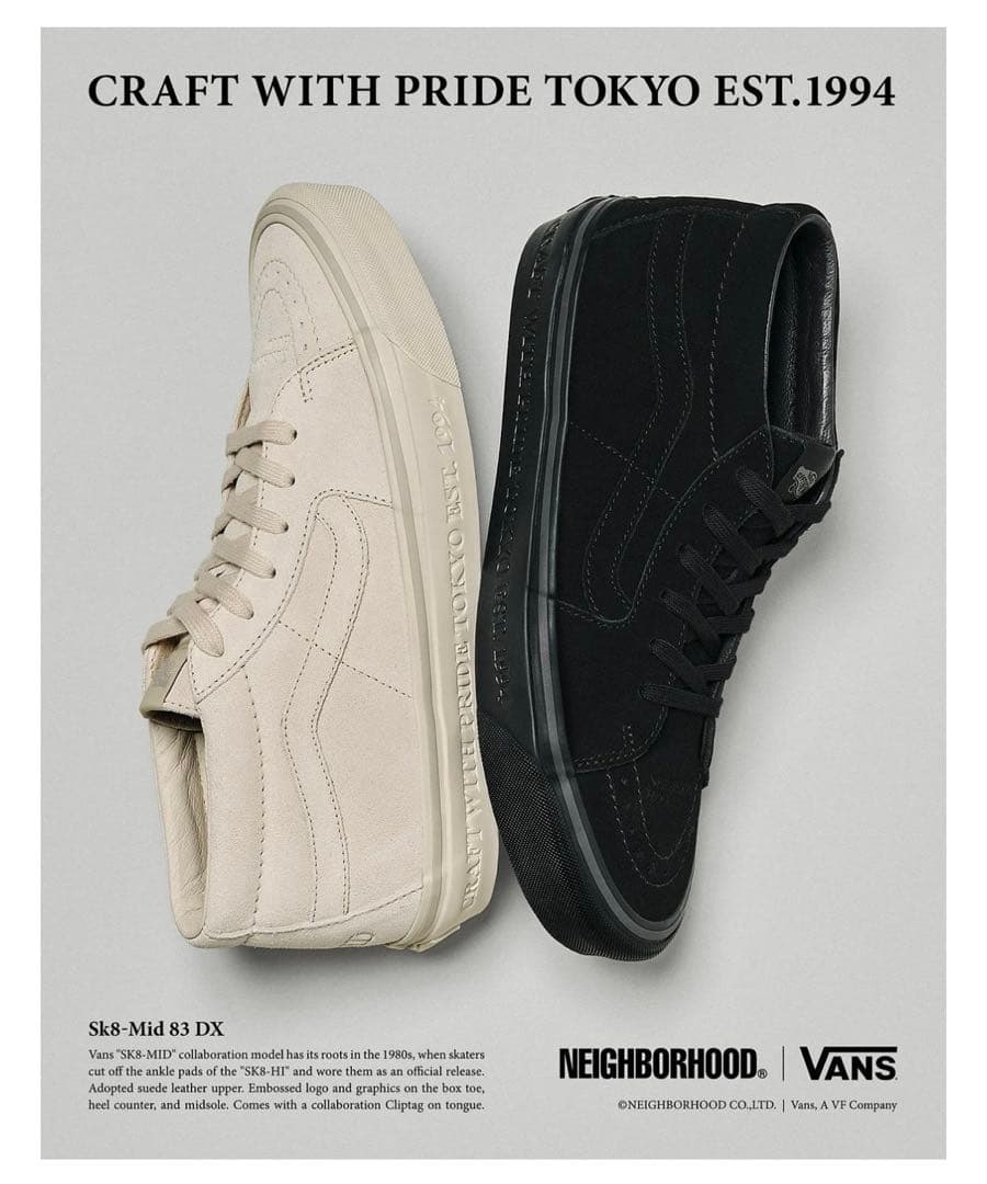 よ*ー様 NEIGHBORHOOD x VANS Sk8-Mid 83 DX