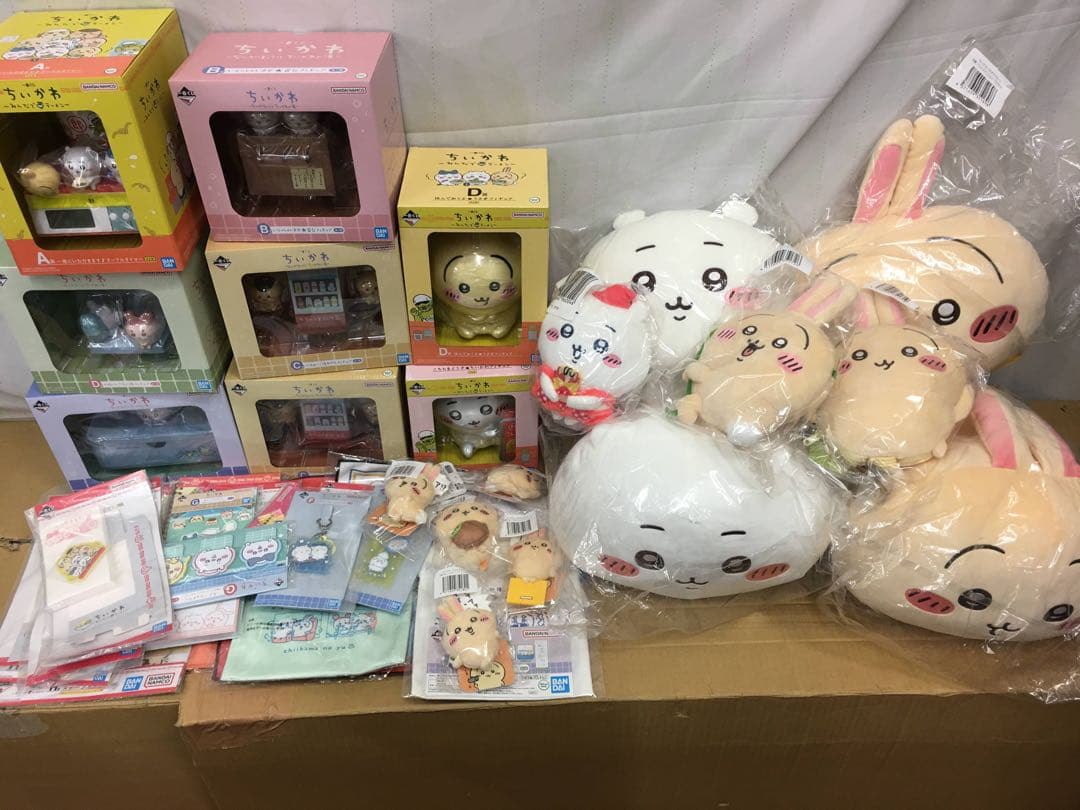 未開封　ちいかわ　一番くじ　大量　ぬいぐるみ　フィギュア他まとめ売り