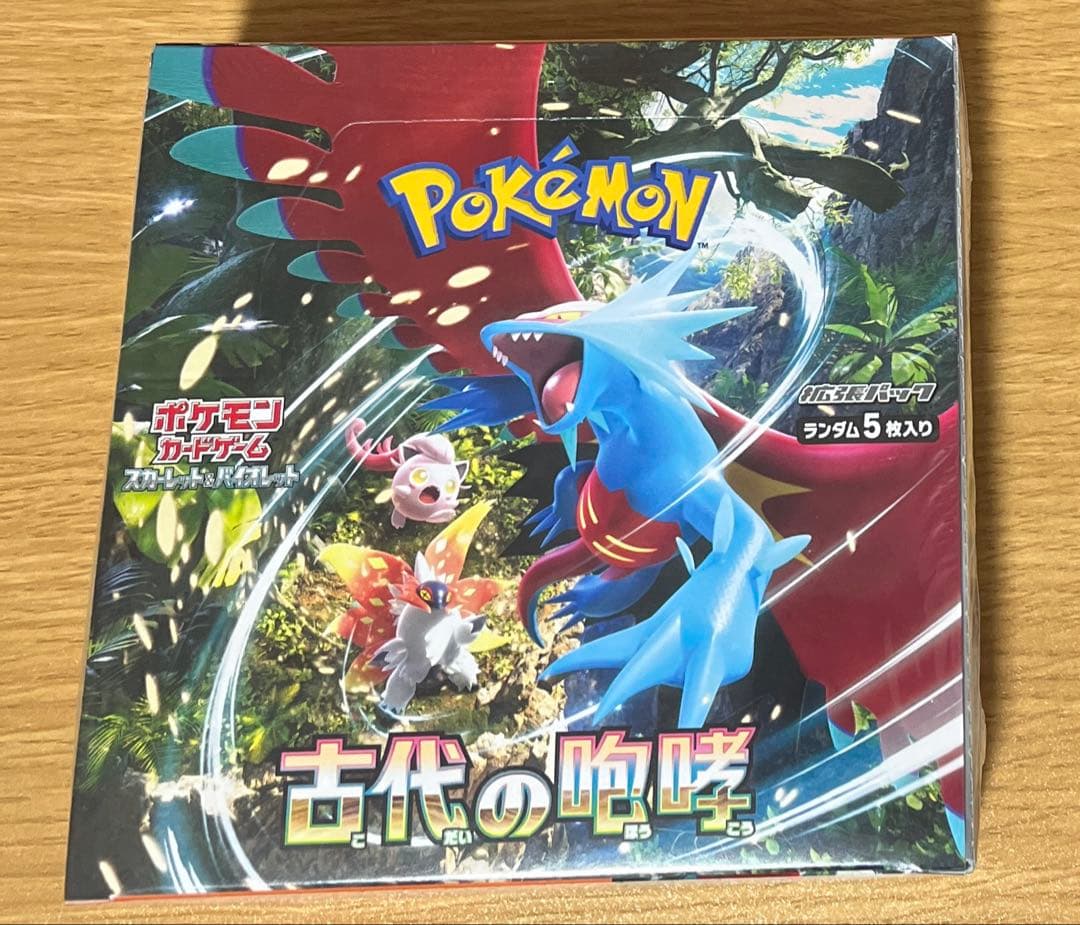 古代の咆哮 シュリンク付き未開封Box ポケモンカード トドロクツキ