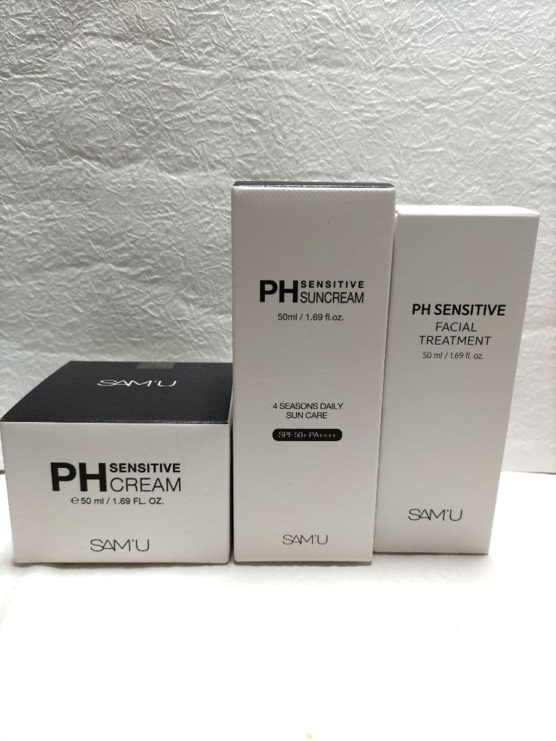✨新品未使用未開封✨SAM'U 　スキンケア基礎化粧品　サミュ　3点セット