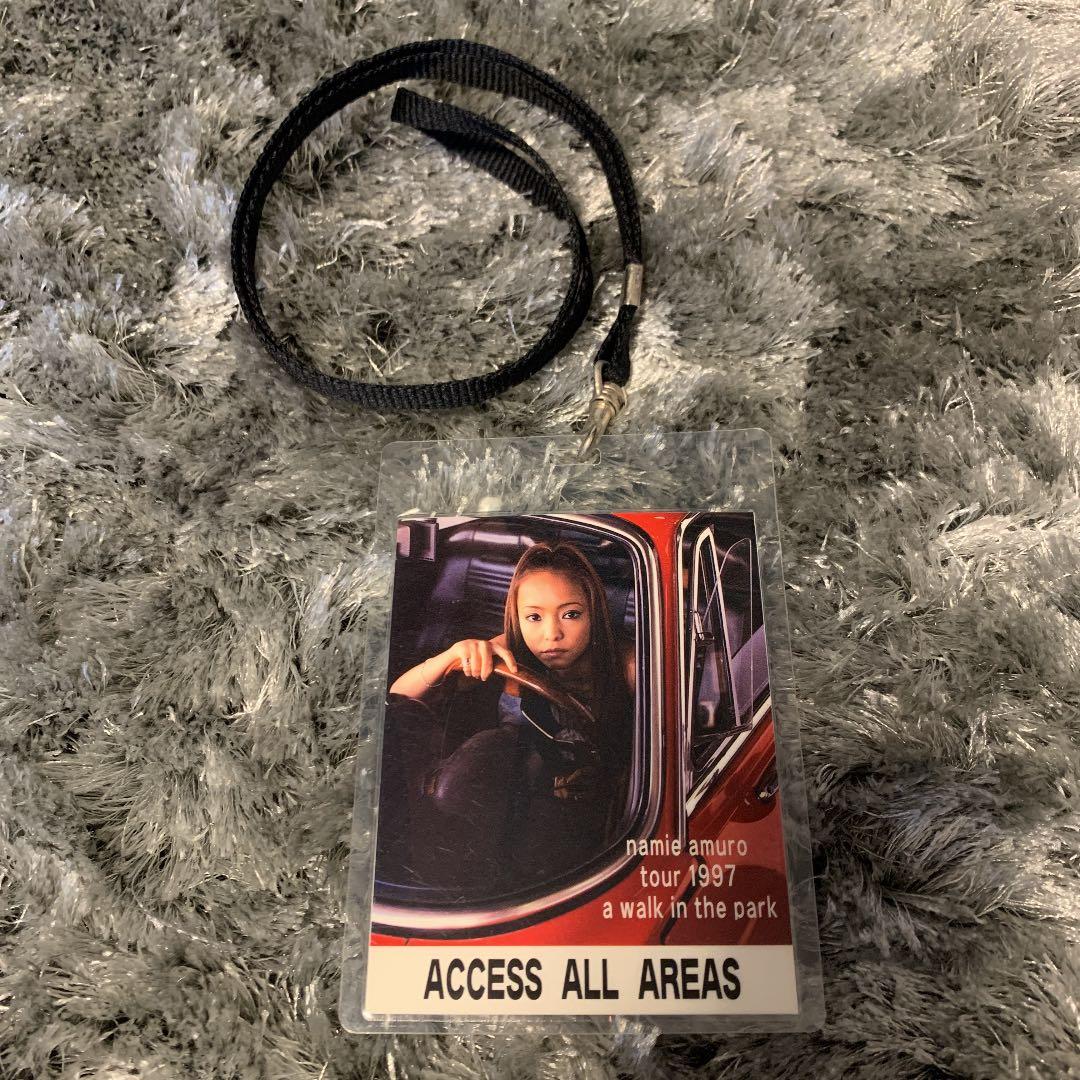 安室奈美恵 1997 Tour スタッフパス 非売品