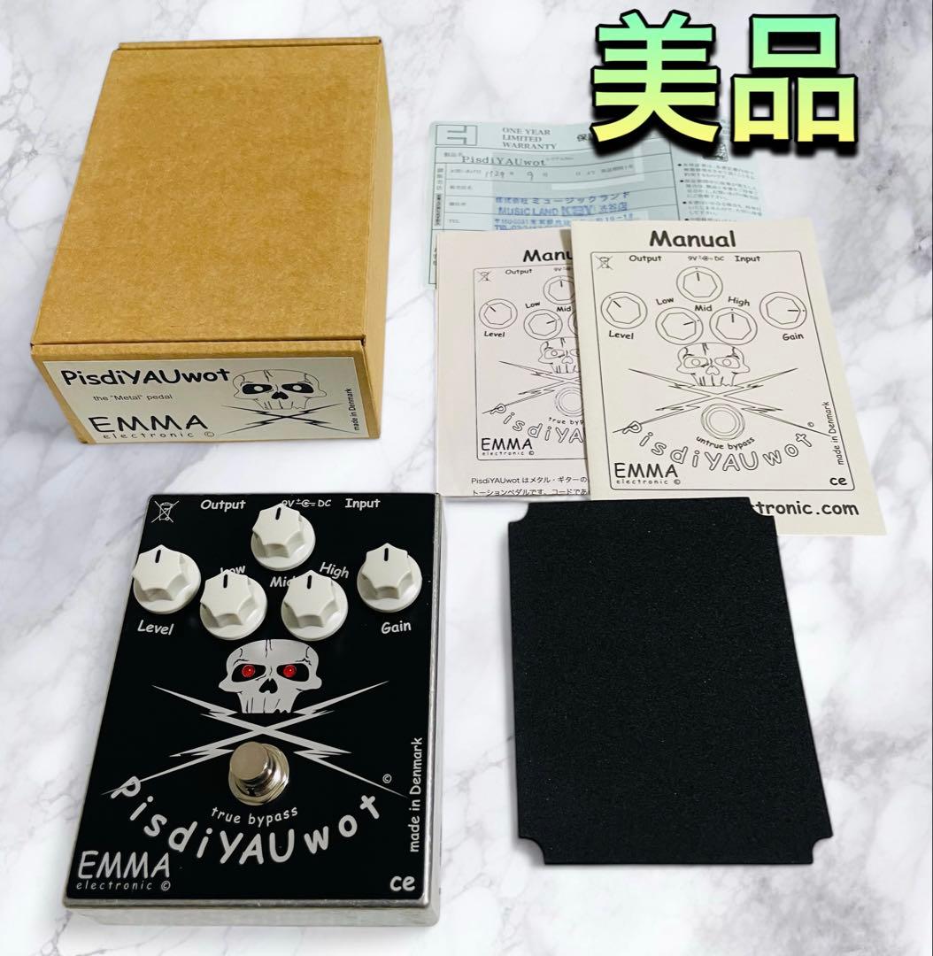 （美品）EMMA PisdiYAUwot ディストーション エフェクター PisdiYAUWot - emma electronic