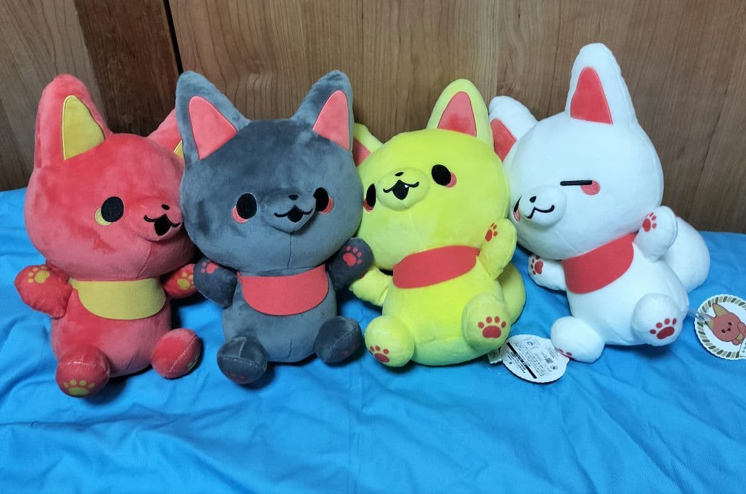 全4種　タグ付　かみさまキツネとサラリーマン　BIGぬいぐるみ　プライズ