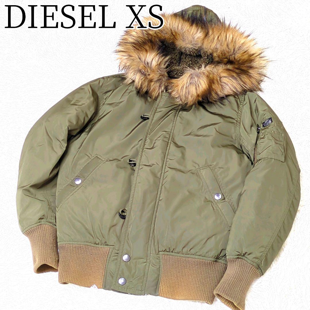 ディーゼル N−2B フライト archive オリーブ ファー Y2K XS ディーゼル N-2B y2k 00' archive フライトジャケット カーキ - メルカリ