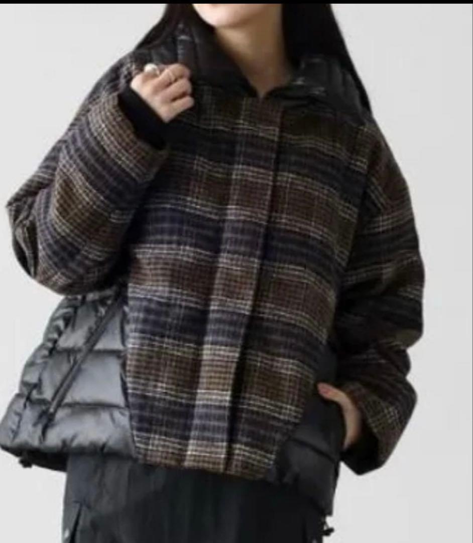 はるな！新品！RADIATE チェックダウンジャケット38000円ヤマダヤ