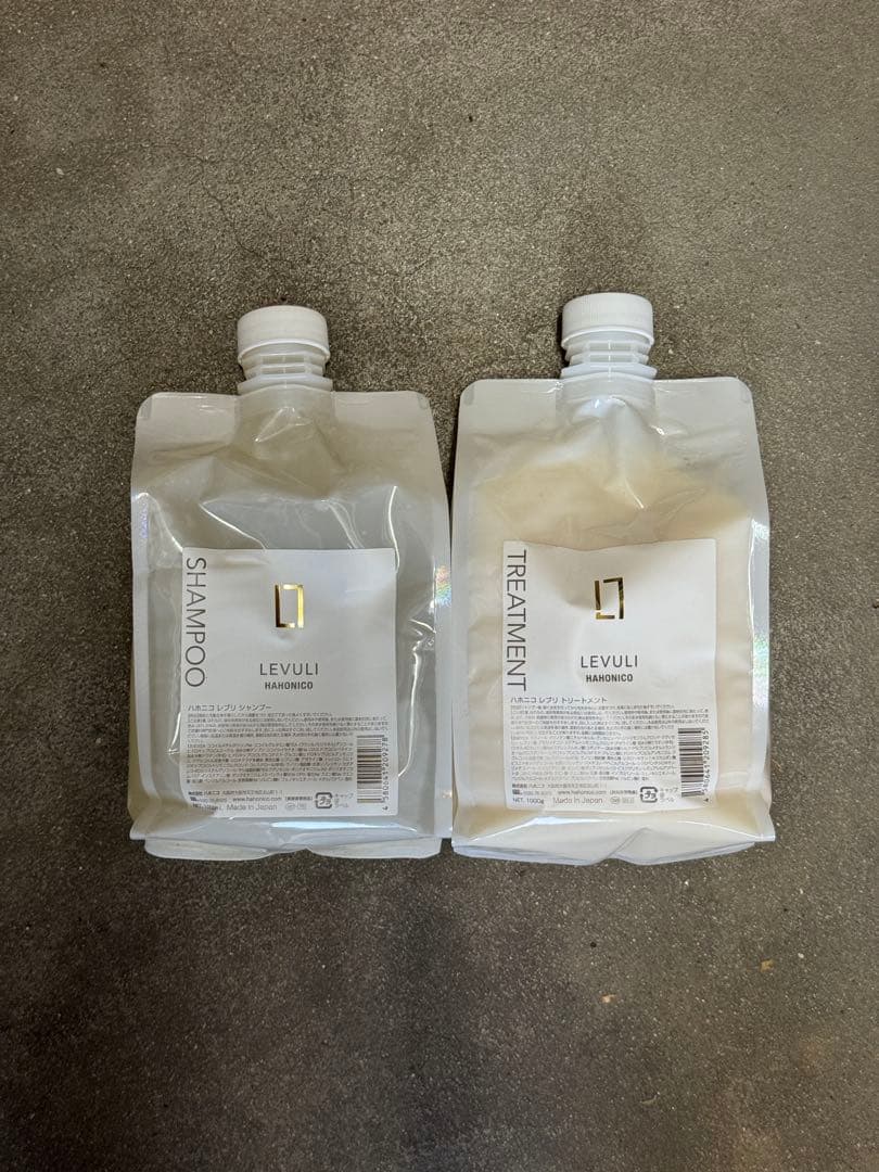 ハホニコ LEVULI レブリ シャンプー トリートメント 1000mlセット