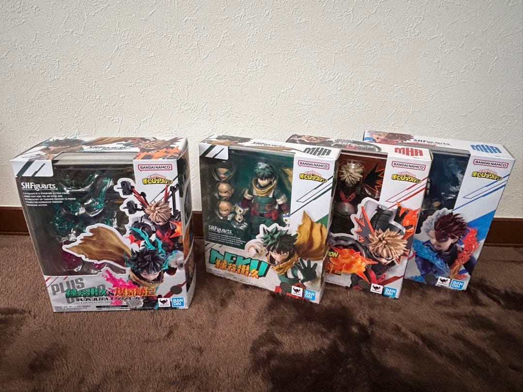 僕のヒーローアカデミア　s・h・figuarts セット 新品未開封