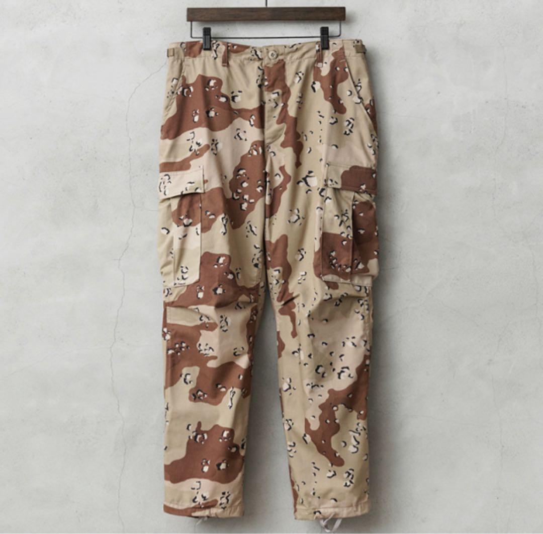 実物　米軍　6-Cデザートカモ　L-S