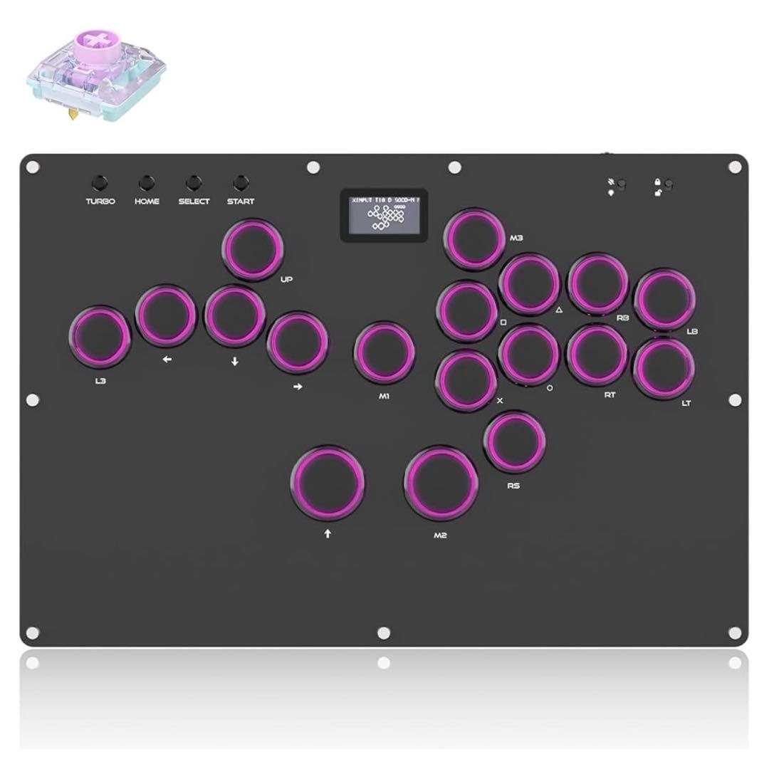 Guilekeys レバーレス アケコン GK-18キー最適化×高反応スイッチ