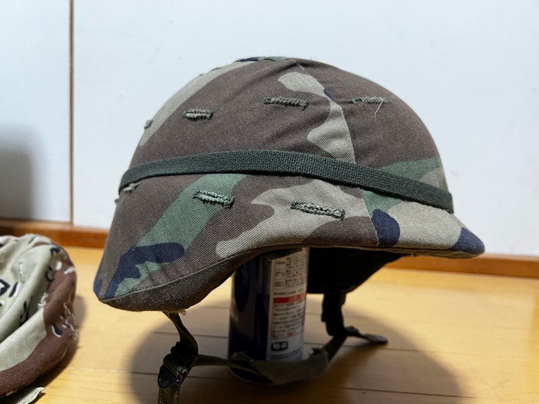 PASGT ヘルメット　実物Lサイズ　カバー2枚付き