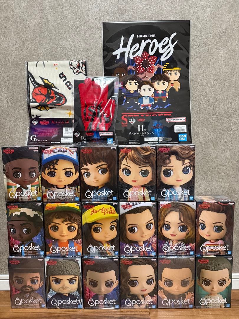 ストレンジャーシングスQposket17点セットおまけ付き
