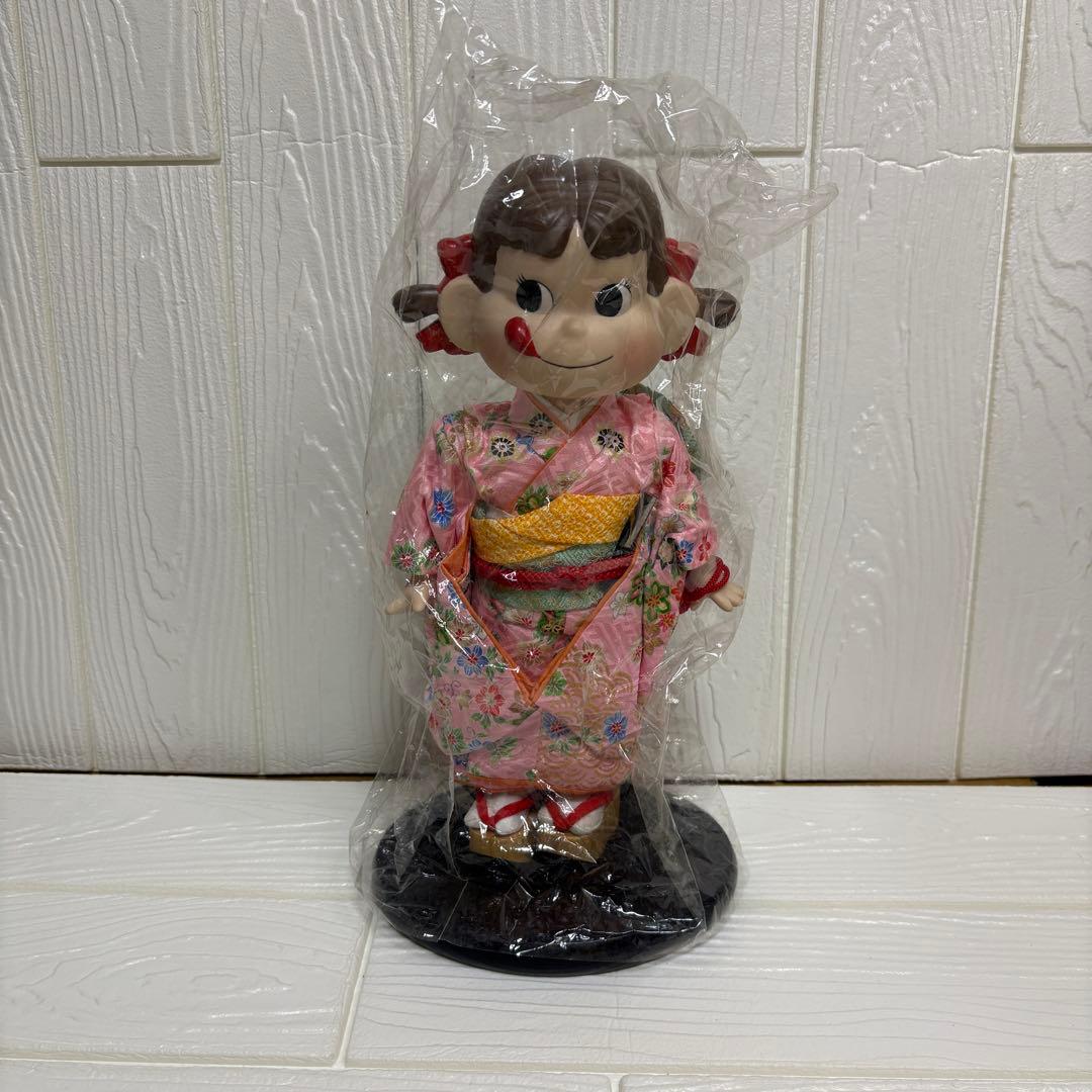 コ*ロ様 不二家 晴れ着 ペコちゃん 誕生 50周年記念 雅 人形　フィギュア