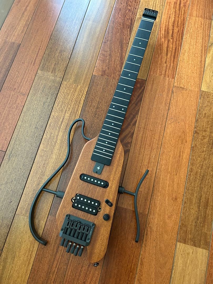 Donner HUSH-X エレキギター（ナチュラル） HUSH-X Porable Electric Guitar Kit for Travel Donner